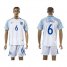 England #6 Stones Home Soccer Country Jersey
