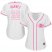 Cincinnati Reds #32 Matt Harvey White/Pink Fashion Womens Stitched MLB Jersey