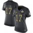 Nike Kansas City Chiefs #17 Mecole Hardman Black Womens Super Bowl LV Bound Stitched NFL Limited 2016 Salute to Service Jersey