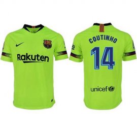 Barcelona #14 Coutinho Away Soccer Club Jersey