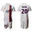 Paris Saint-Germain #20 Kurzawa Third Soccer Club Jersey
