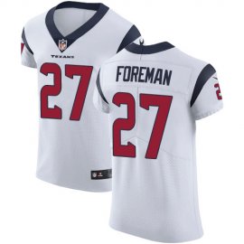 Nike Houston Texans #27 DOnta Foreman White Mens Stitched NFL Vapor Untouchable Elite Jersey