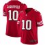 Nike San Francisco 49ers #10 Jimmy Garoppolo Red Team Color Mens Stitched NFL Vapor Untouchable Limited II Jersey