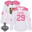 Adidas Vegas Golden Knights #29 Marc-Andre Fleury White/Pink Authentic Fashion 2018 Stanley Cup Final Womens Stitched NHL Jersey