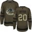 Adidas Vancouver Canucks #20 Brandon Sutter Green Salute to Service Stitched NHL Jersey