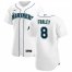 Seattle Mariners #8 Jake Fraley Mens Nike White Home 2020 Authentic Player MLB Jersey