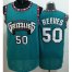 Memphis Grizzlies 50 Bryant Reeves Green Revolution 30 NBA Jerseys