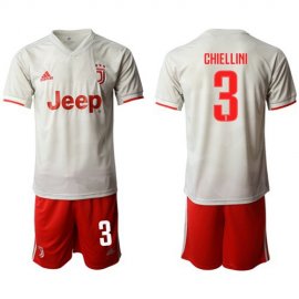 Juventus #3 Chiellini Away Soccer Club Jersey