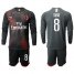 AC Milan #8 Suso Third Long Sleeves Soccer Club Jersey
