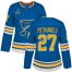 Adidas St. Louis Blues #27 Alex Pietrangelo Blue Alternate Authentic Stanley Cup Champions Womens Stitched NHL Jersey