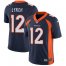 Nike Denver Broncos #12 Paxton Lynch Navy Blue Alternate Mens Stitched NFL Vapor Untouchable Limited Jersey