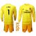 Arsenal #1 Leno Yellow Long Sleeves Kid Soccer Club Jersey