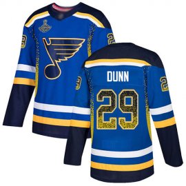 Adidas St. Louis Blues #29 Vince Dunn Blue Home Authentic Drift Fashion Stanley Cup Champions Stitched NHL Jersey