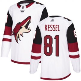 Adidas Arizona Coyotes #81 Phil Kessel White Road Authentic Stitched Youth NHL Jersey