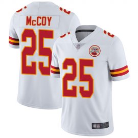 Nike Kansas City Chiefs #25 LeSean McCoy White Mens Stitched NFL Vapor Untouchable Limited Jersey
