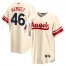 Angels 46 Jimmy Herget Cream 2022 City Connect Cool Base Jersey