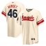 Angels 46 Jimmy Herget Cream 2022 City Connect Cool Base Jersey