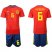 Spain #6 A.Iniesta Home Soccer Country Jersey