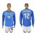 Italy #12 Donna Rumma Blue Home Long Sleeves Soccer Country Jersey