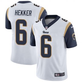 Nike Los Angeles Rams #6 Johnny Hekker White Youth Stitched NFL Vapor Untouchable Limited Jersey