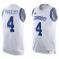 Nike Dallas Cowboys #4 Dak Prescott White Mens Stitched NFL Limited Tank Top Jersey