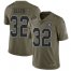 Nike Las Vegas Raiders #32 Marcus Allen Olive Mens Stitched NFL Limited 2017 Salute To Service Jersey