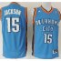 Oklahoma City Thunder 15 Reggie Jackson Blue Revolution 30 Swingman NBA Jerseys Cheap