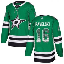 Adidas Dallas Stars #16 Joe Pavelski Green Home Authentic Drift Fashion Stitched NHL Jersey