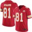 Nike Kansas City Chiefs #81 Kelvin Benjamin Red Team Color Mens Stitched NFL Vapor Untouchable Limited Jersey