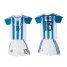 Argentina #13 Funes Home Kid Soccer Country Jersey