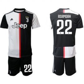 Juventus #22 Asamoah Home Soccer Club Jersey