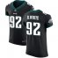 Nike Philadelphia Eagles #92 Reggie White Black Alternate Mens Stitched NFL Vapor Untouchable Elite Jersey