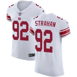 Nike New York Giants #92 Michael Strahan White Mens Stitched NFL Vapor Untouchable Elite Jersey