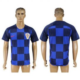 Croatia Blank Away Soccer Country Jersey