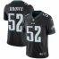 Nike Philadelphia Eagles #52 Asantay Brown Black Alternate Mens Stitched NFL Vapor Untouchable Limited Jersey