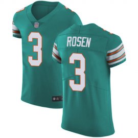 Nike Miami Dolphins #3 Josh Rosen Aqua Green Alternate Mens Stitched NFL Vapor Untouchable Elite Jersey