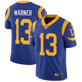 Nike Los Angeles Rams #13 Kurt Warner Royal Blue Alternate Mens Stitched NFL Vapor Untouchable Limited Jersey