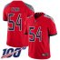 Nike Tennessee Titans #54 Rashaan Evans Red Mens Stitched NFL Limited Inverted Legend 100th Season Jersey