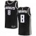 Mens Nike Sacramento Kings #8 Bogdan Bogdanovic Black NBA Swingman Statement Edition Jersey