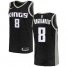 Mens Nike Sacramento Kings #8 Bogdan Bogdanovic Black NBA Swingman Statement Edition Jersey