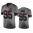 Kansas City Chiefs #95 Chris Jones Smoky Mens Nike Vapor Limited City Edition NFL Jersey
