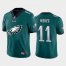 Philadelphia Eagles #11 Carson Wentz Green Mens Nike Big Team Logo Vapor Limited NFL Jersey