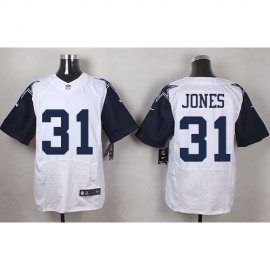 Nike Dallas Cowboys #31 Byron Jones White Mens Stitched NFL Elite Rush Jersey