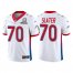 Mens Los Angeles Chargers #70 Rashawn Slater 2022 White AFC Pro Bowl Stitched Jersey
