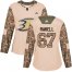 Adidas Anaheim Ducks #67 Rickard Rakell Camo Authentic 2017 Veterans Day Womens Stitched NHL Jersey