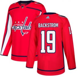 Adidas Washington Capitals #19 Nicklas Backstrom Red Home Authentic Stitched NHL Jersey