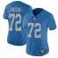 Nike Detroit Lions #72 Halapoulivaati Vaitai Blue Throwback Womens Stitched NFL Vapor Untouchable Limited Jersey