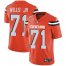 Nike Cleveland Browns #71 Jedrick Wills JR Orange Alternate Mens Stitched NFL Vapor Untouchable Limited Jersey
