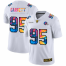 Cleveland Browns #95 Myles Garrett Mens White Nike Multi-Color 2020 NFL Crucial Catch Limited NFL Jersey