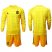 Spain Blank Yellow Long Sleeves Goalkeeper Soccer Country Jersey